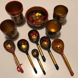 Russian Handmade Wood Set